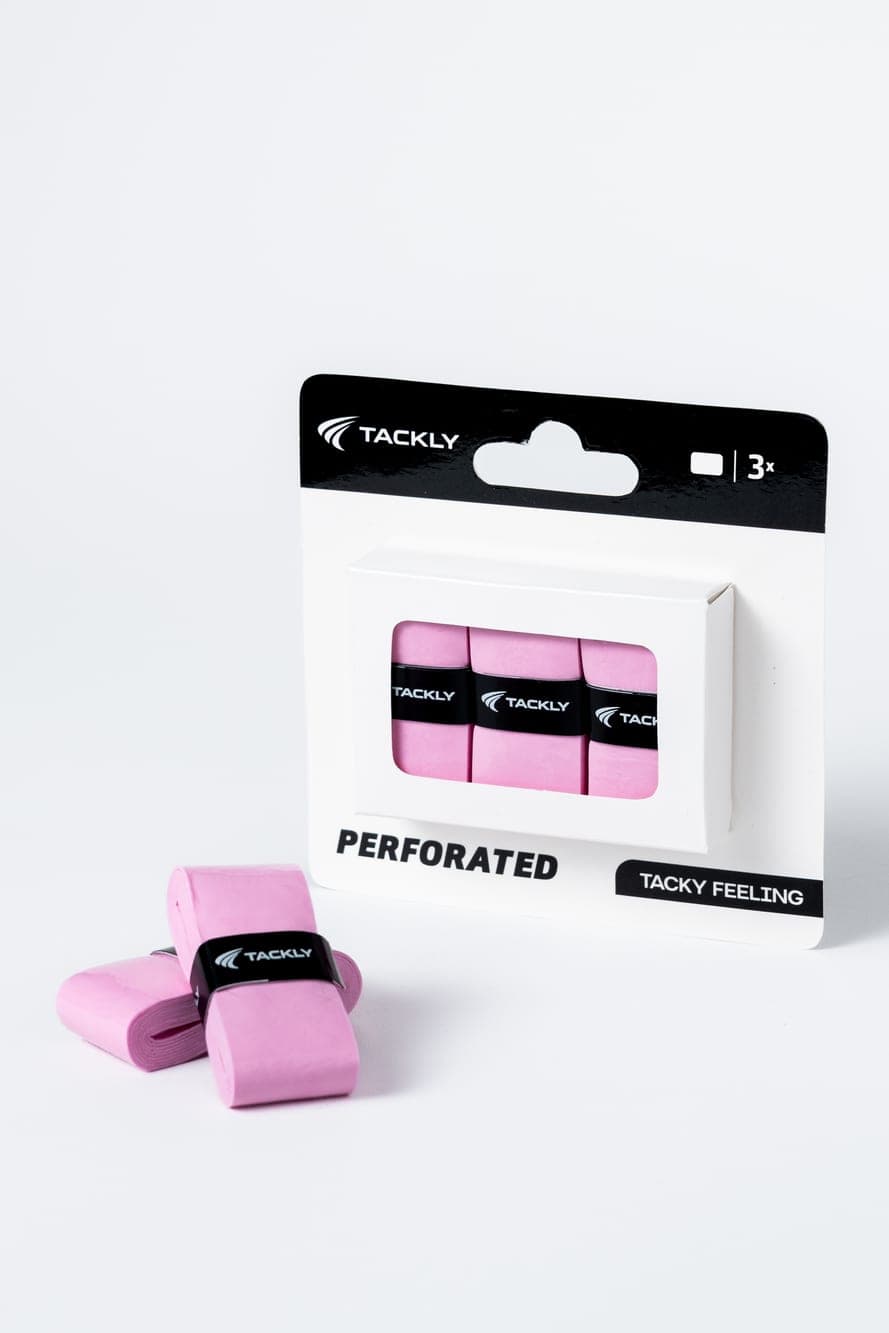 Tackly Perforated Coral Pink 3 pcs — view 1